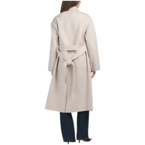 THEORY Wool Blend Robe Coat - Picture 2 of 2